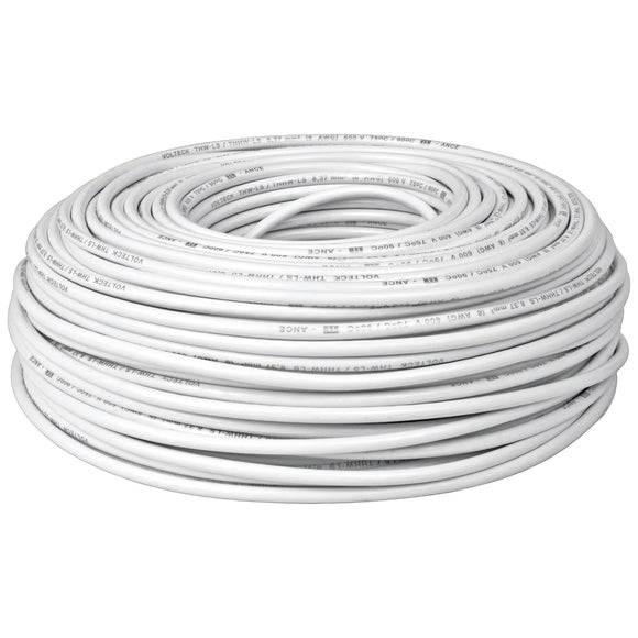 CABLE THW VOLTECK N0  8 BLANCO C/100 MTS. CAB-8B