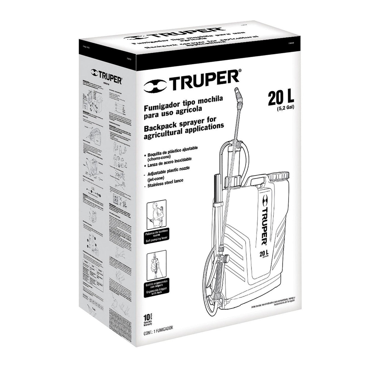 Fumigador truper 2025 20 litros