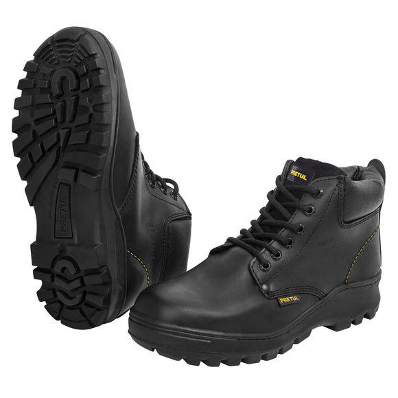 Zapato Industrial con Casquillo Color Negros Talla 30 Pretul ZC-030N
