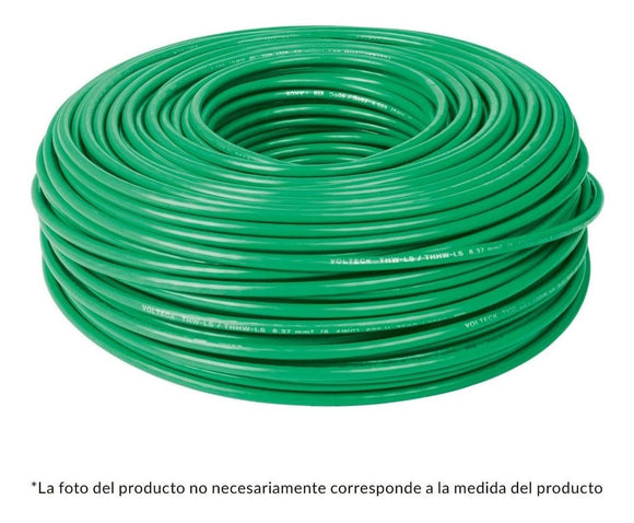 CABLE THW VOLTECK N0 12 VERDE C/100 MTS. CAB-12V