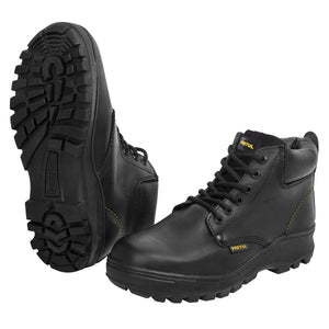 Zapato Industrial con Casquillo Negros Talla 25 Pretul ZC-025N
