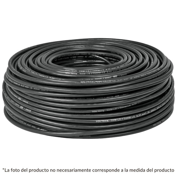 CABLE THW VOLTECK N0 10 NEGRO C/100 MTS. CAB-10N